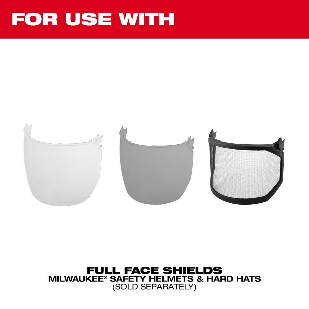 Milwaukee BOLT Full Face Shield Mount Replacement Helmet and Hard Hat ;