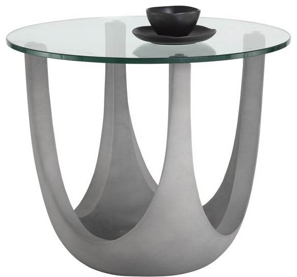 Sunpan Solterra Lia Side Table   Industrial   Side Tables And End Tables   by Unlimited Furniture Group  Houzz