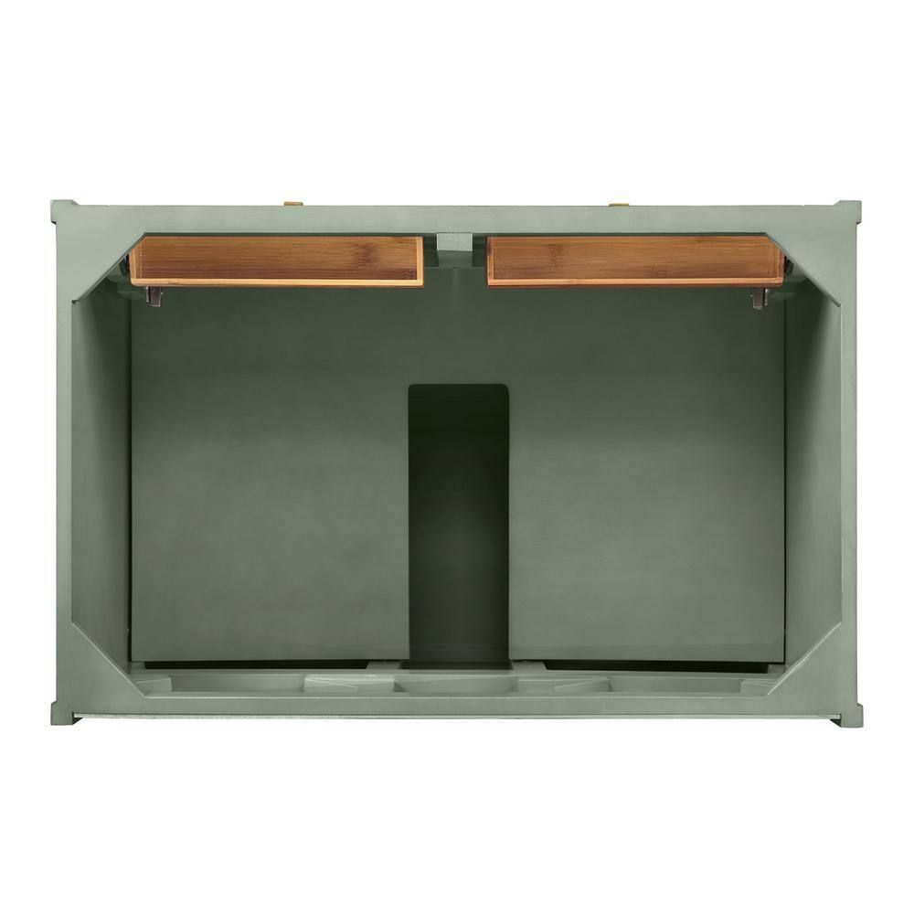 James Martin Vanities Chicago 36.0 in. W x 23.5 in. D x 32.8 in. H Single Bath Vanity Cabinet without Top in Smokey Celadon 305-V36-SC