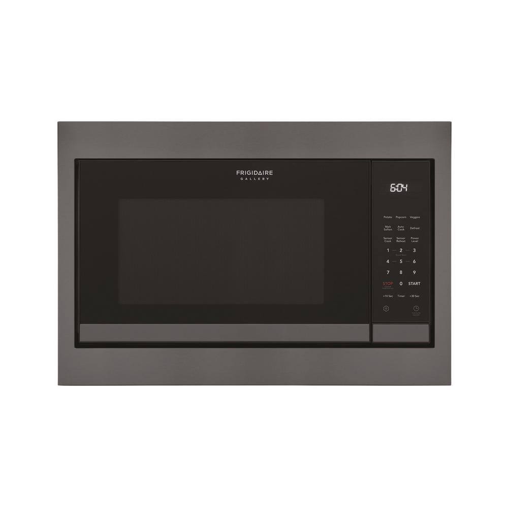 FRIGIDAIRE GALLERY 27 in. Trim Kit for Built In Microwaves in Black Stainless Steel GMTK2768AD