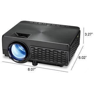 GPX 800 x 480 Mini Projector with Bluetooth and 2000 Lumens PJ300B