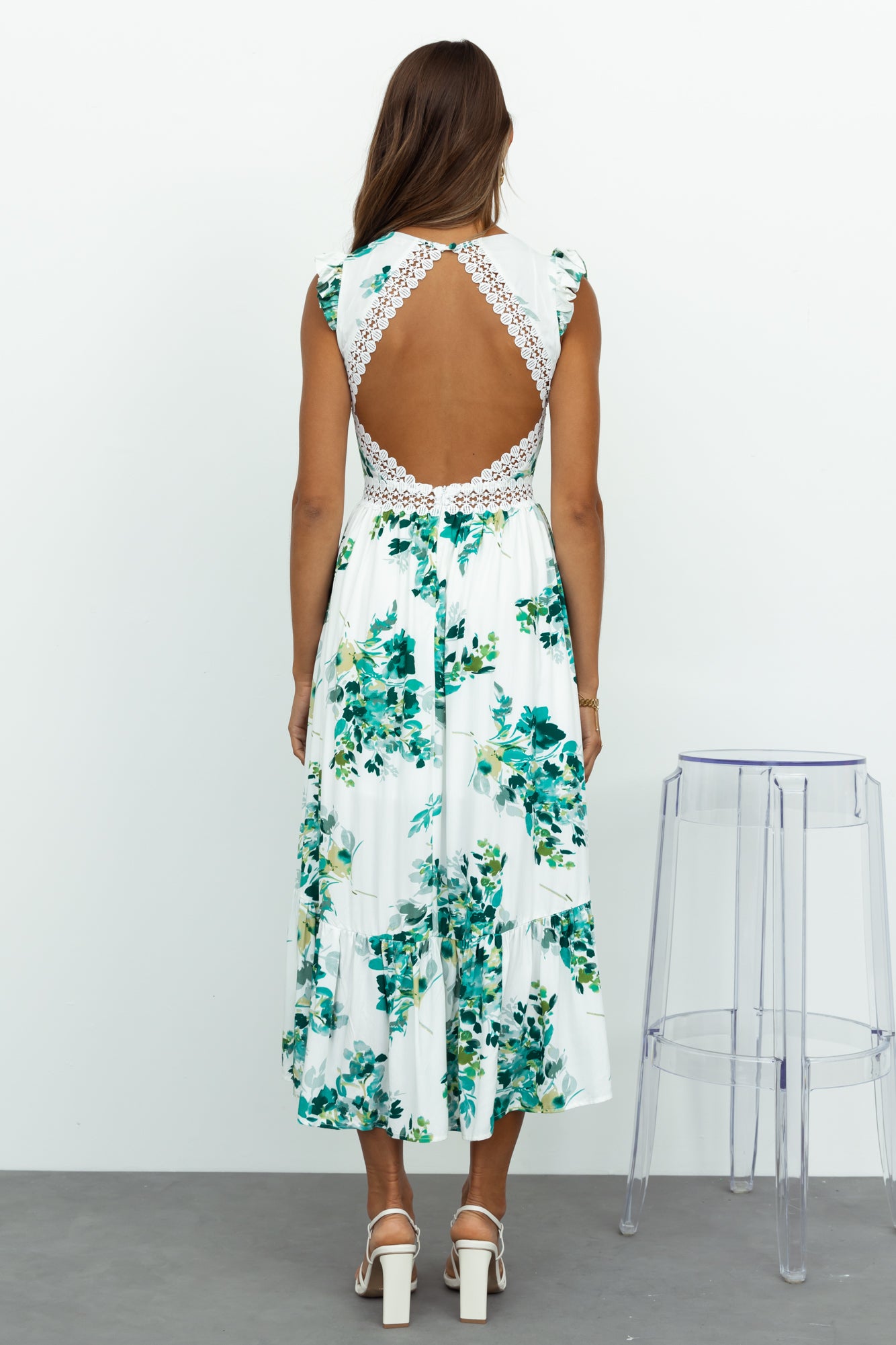 Harbour Side Fun Maxi Dress Green