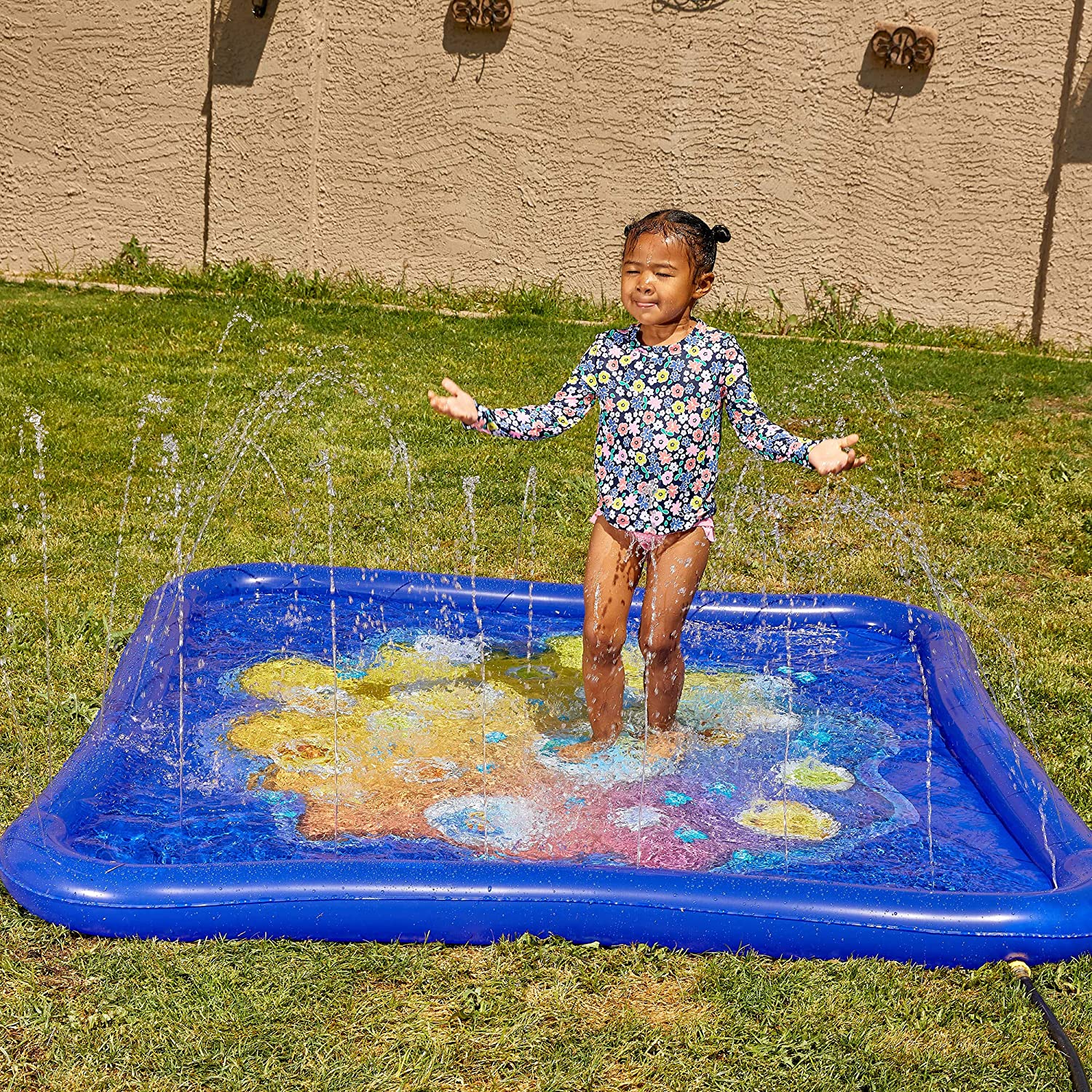 Clearance - Square and Round Inflatable Sprinkler Mat, 68