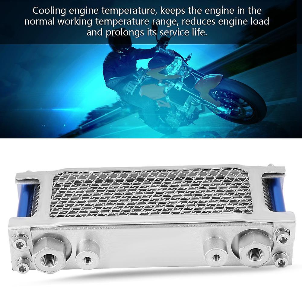 Upgrade Aluminum Motorcycle Engine Oil Cooler Cooling Radiator 50cc-200cc Universal