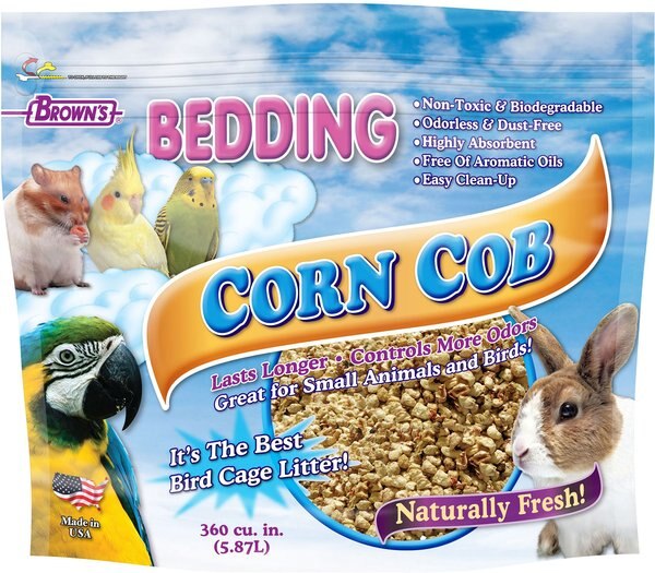 Brown's Naturally Fresh! Corn Cob Small Animal and Bird Bedding