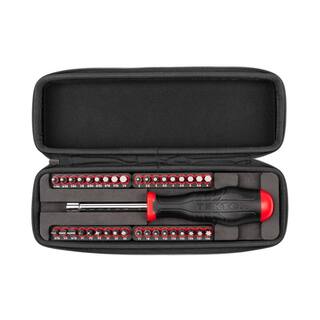 TEKTON 14 in. Bit Screwdriver and Bit Set with Case (37-Piece) DBH93101