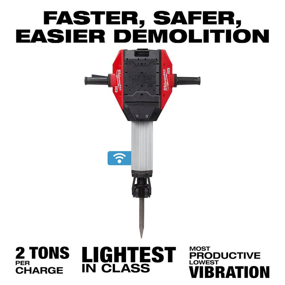 MW MX FUEL Li-Ion Cordless 1-18 in. Breaker Kit with M18 FUEL ONE-KEY 18-Volt Li-Ion Brushless 9 in. Cut Off Saw Kit MXF368-1XC-2786-22HD