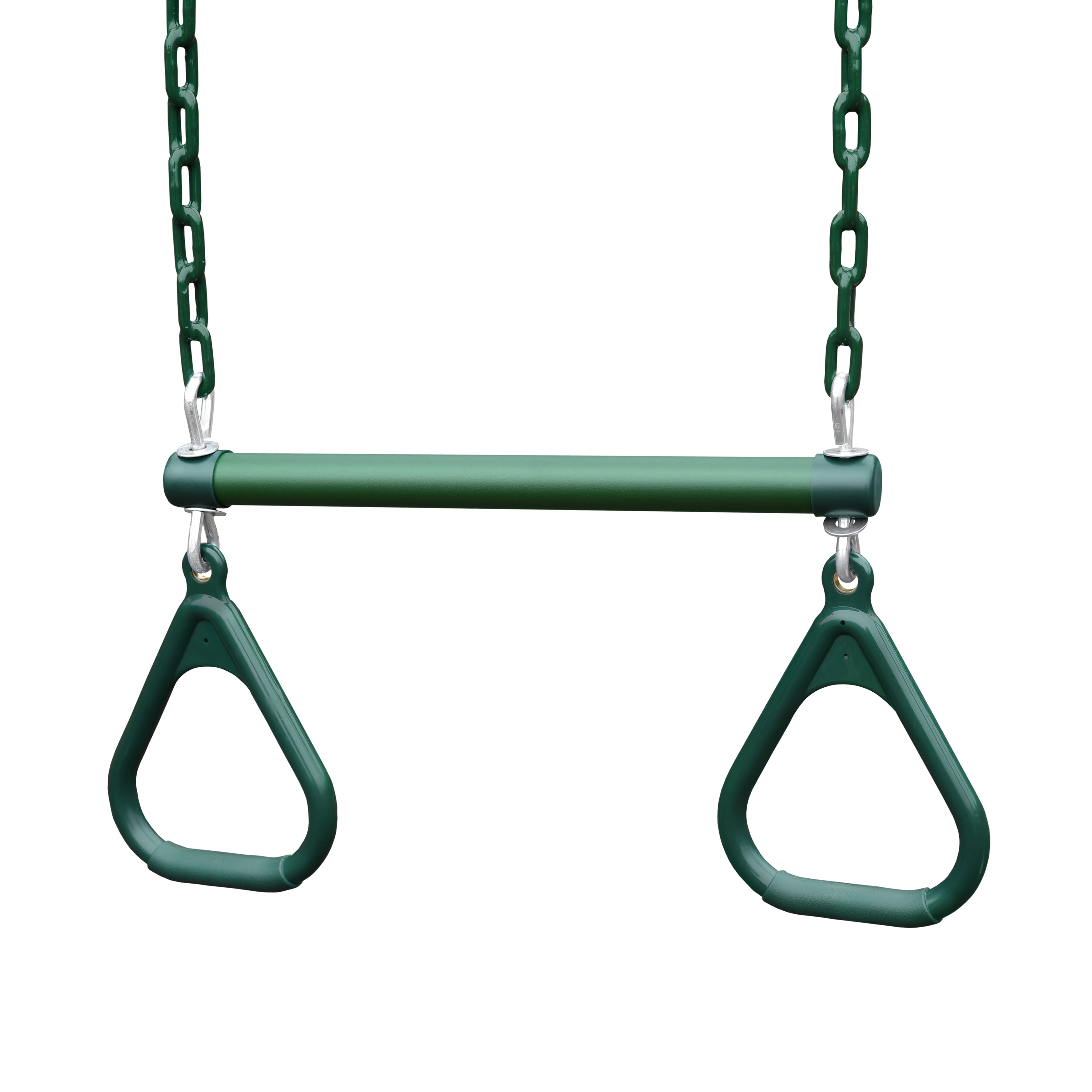 Gorilla Playsets Green Trapeze Bar and Green Rings