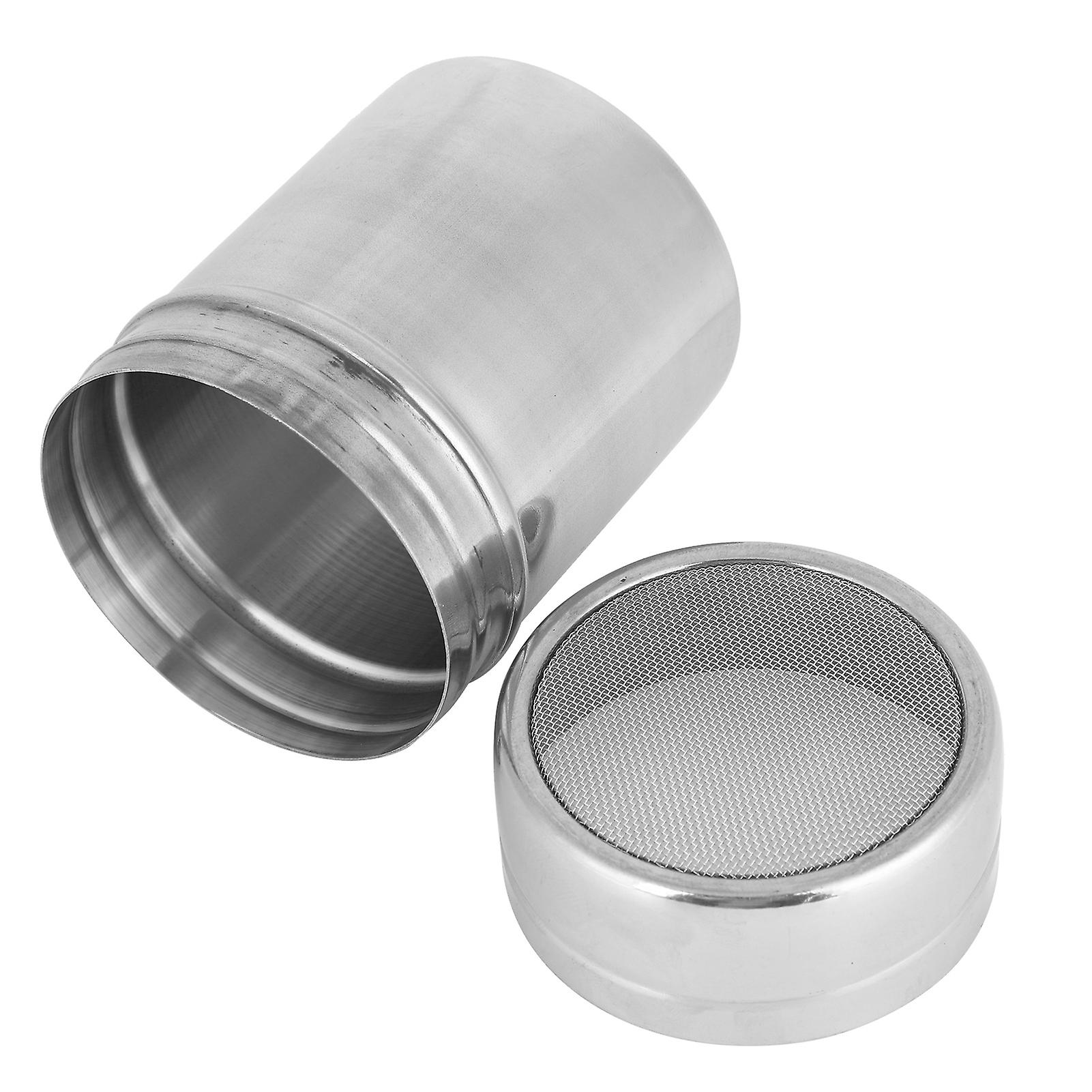 Stainless Steel Powder Sifter Coffee Sugar Flour Jar Pepper Seasoning Shaker Kitchen Utensilss