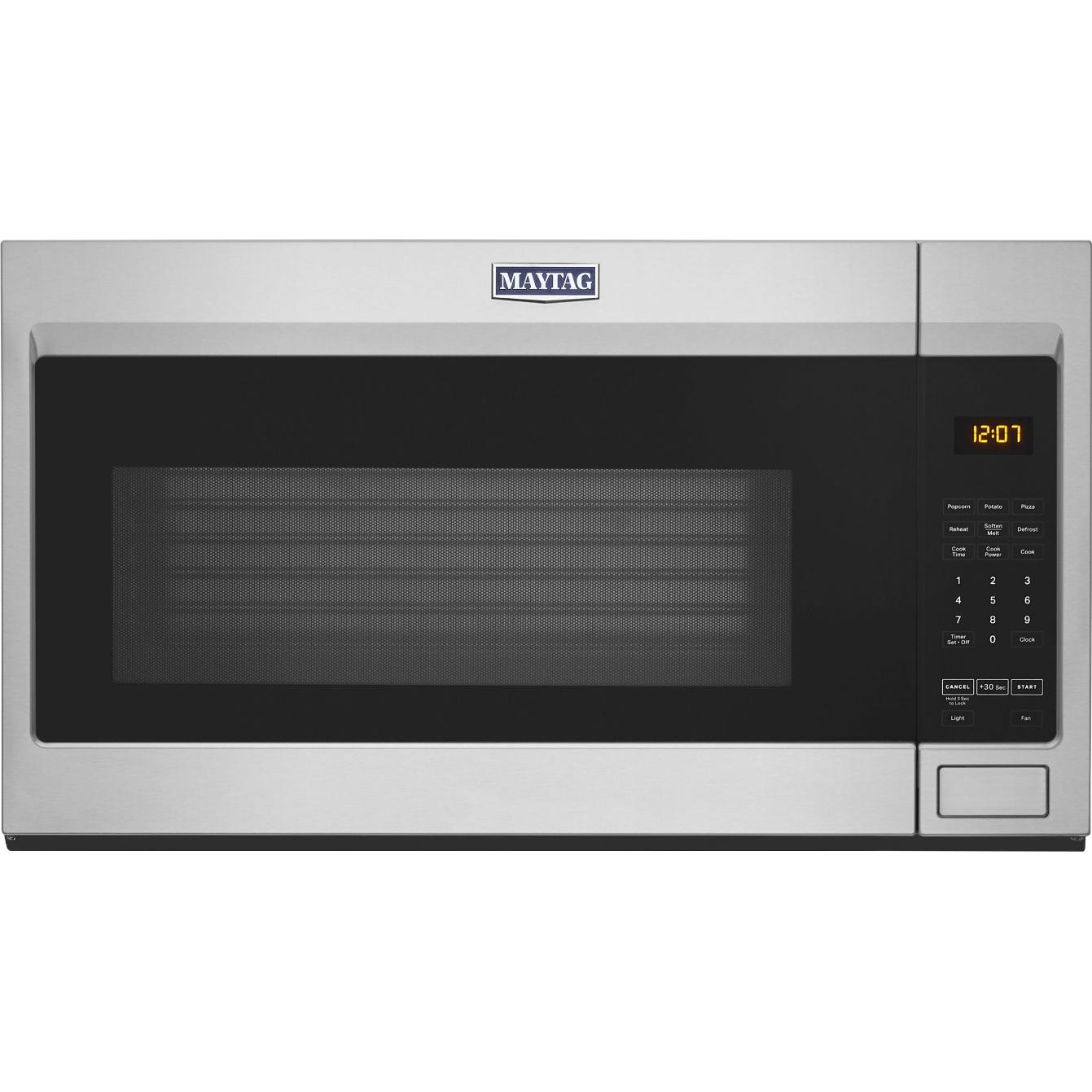 Maytag 30-inch, 1.7 cu.ft. Over-the-Range Microwave Oven with Stainless Steel Interior YMMV1175JZ