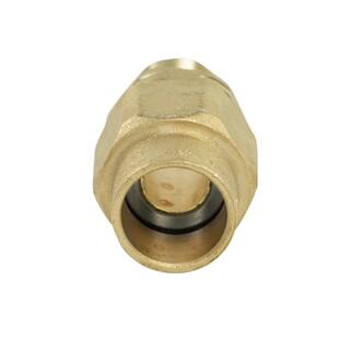 HOME-FLEX 12 in. CSST x 12 in. MIPT Brass Male Adapter 11-436-005