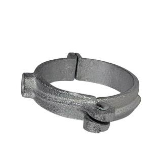 The Plumber's Choice 3 in. Hinged Split Ring Pipe Hanger in Galvanized Malleable Iron 03HSHG-N