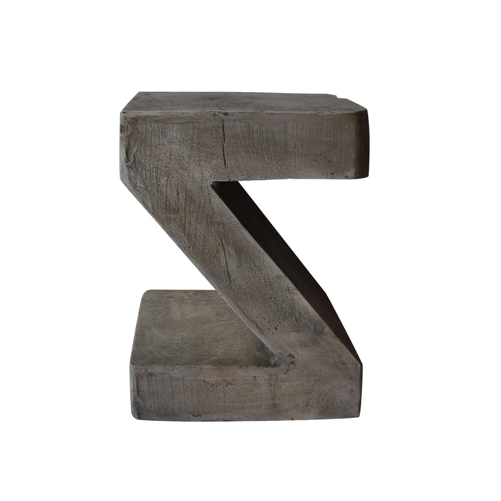 DeAngelo Light Weight Concrete Side Table by Christopher Knight Home