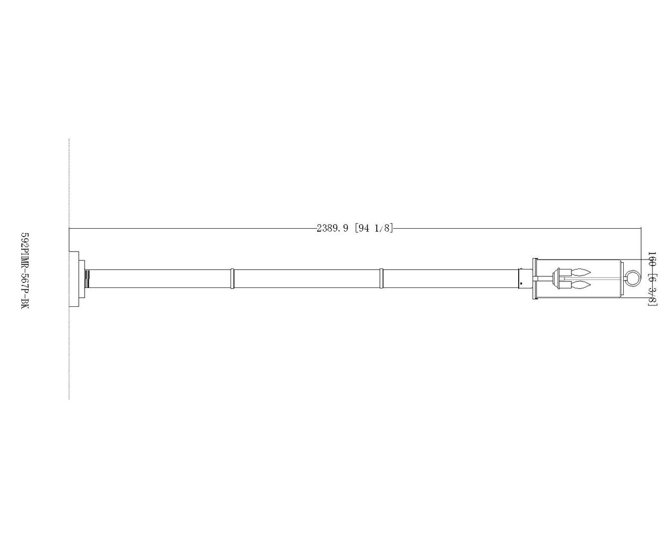 Z-Lite 592PHMR567PBK