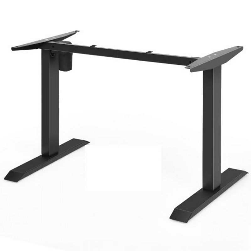 Electric Sit to Stand Adjustable Desk Frame with Button Controller