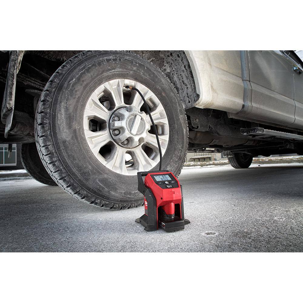 MW M12 12-Volt Lithium-Ion Cordless Electric Portable Inflator (Tool-Only) 2475-20