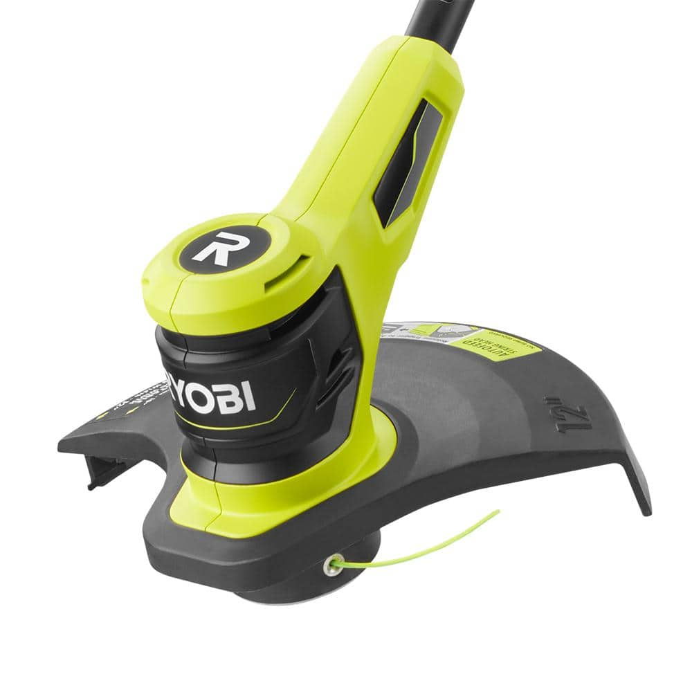 RYOBI ONE+ 18V 12 in. Cordless Battery String Trimmer with 2.0 Ah Battery and Charger P20100