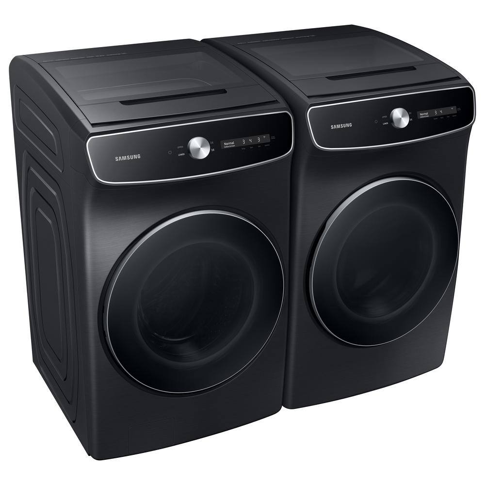  6 cu. ft. Smart High-Efficiency Front Load Washer with Super Speed in Brushed Black WV60A9900AV