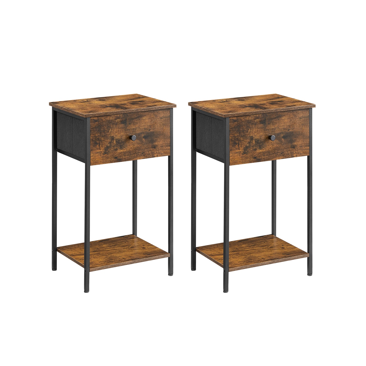 VASAGLE Set of 2 End Tables