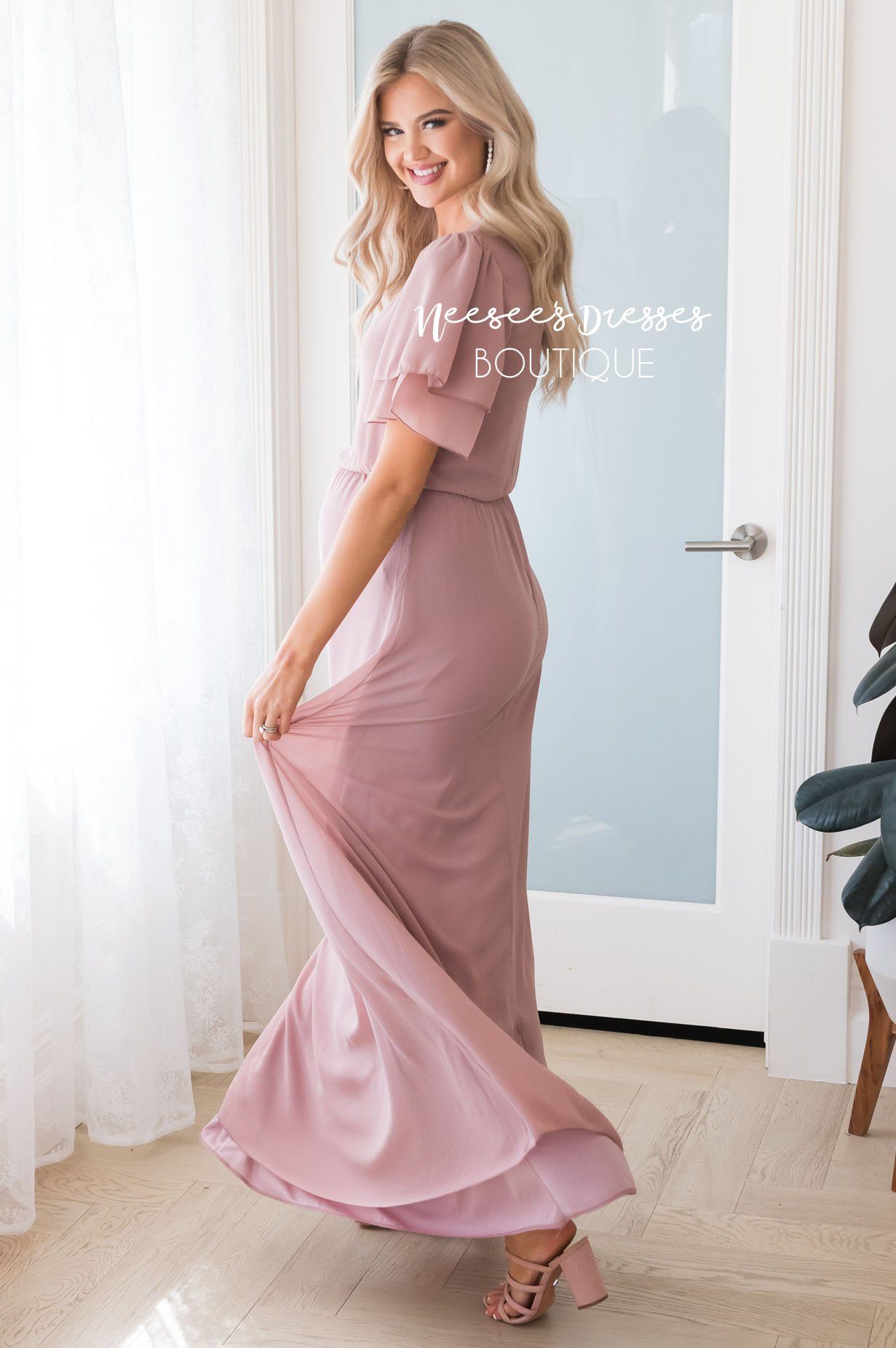 The Chloe Chiffon Maxi Dress