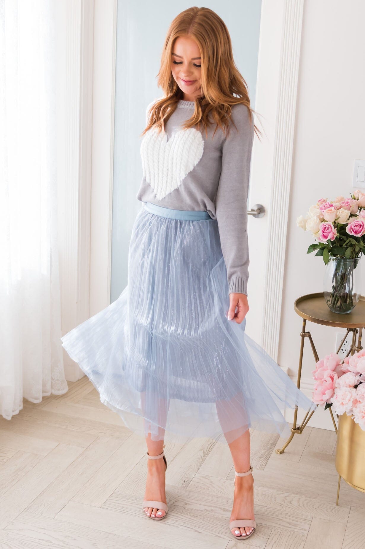 Bold & Beautiful Modest Tulle Skirt