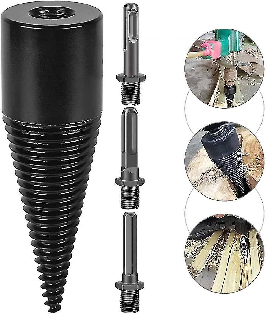 Drill Chuck Wood Cone Separator Wood Drill Bit Separator Woodworking Drill Bit Heavy Duty Screw Drill Bit Cone Screw Separator With Cone/round Square/