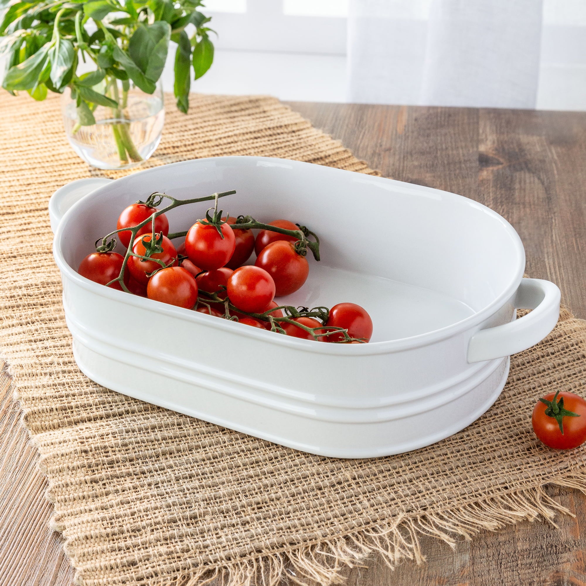 Better Homes & Gardens Porcelain Bakeware Serve Dish, Oven to Table