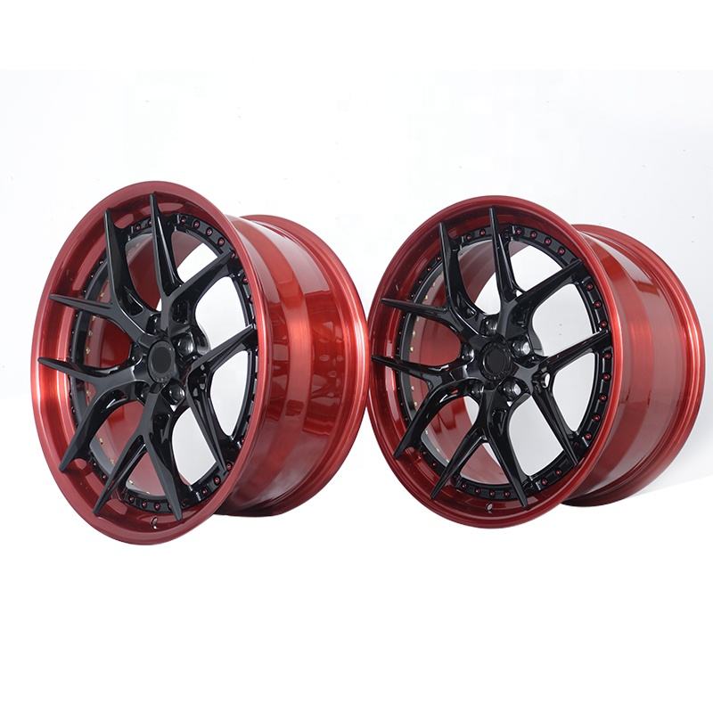 Made In China Two piece Wheel And Tires 22 Inch Gold Spokes Rims For Range Rover For Bbs