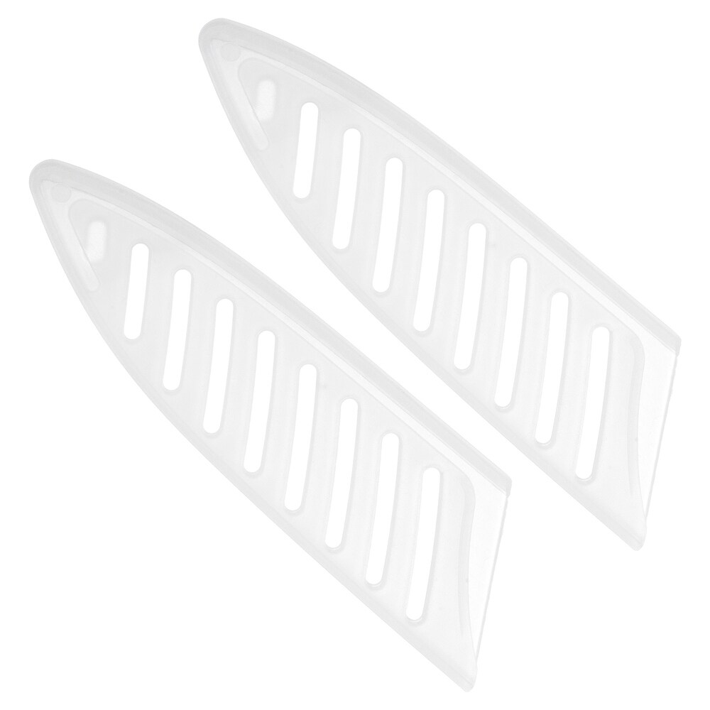 2Pcs PP Kitchen Knife Sheath Cover Sleeves for Paring Knife  White