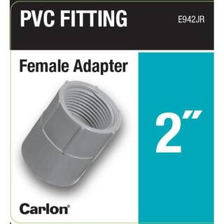 Carlon 2 in. PVC Female Adapter E942J-4-HD