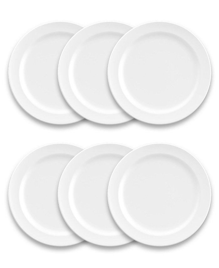 TarHong Melamine Edge Matte  Dinner Plate Set of 6