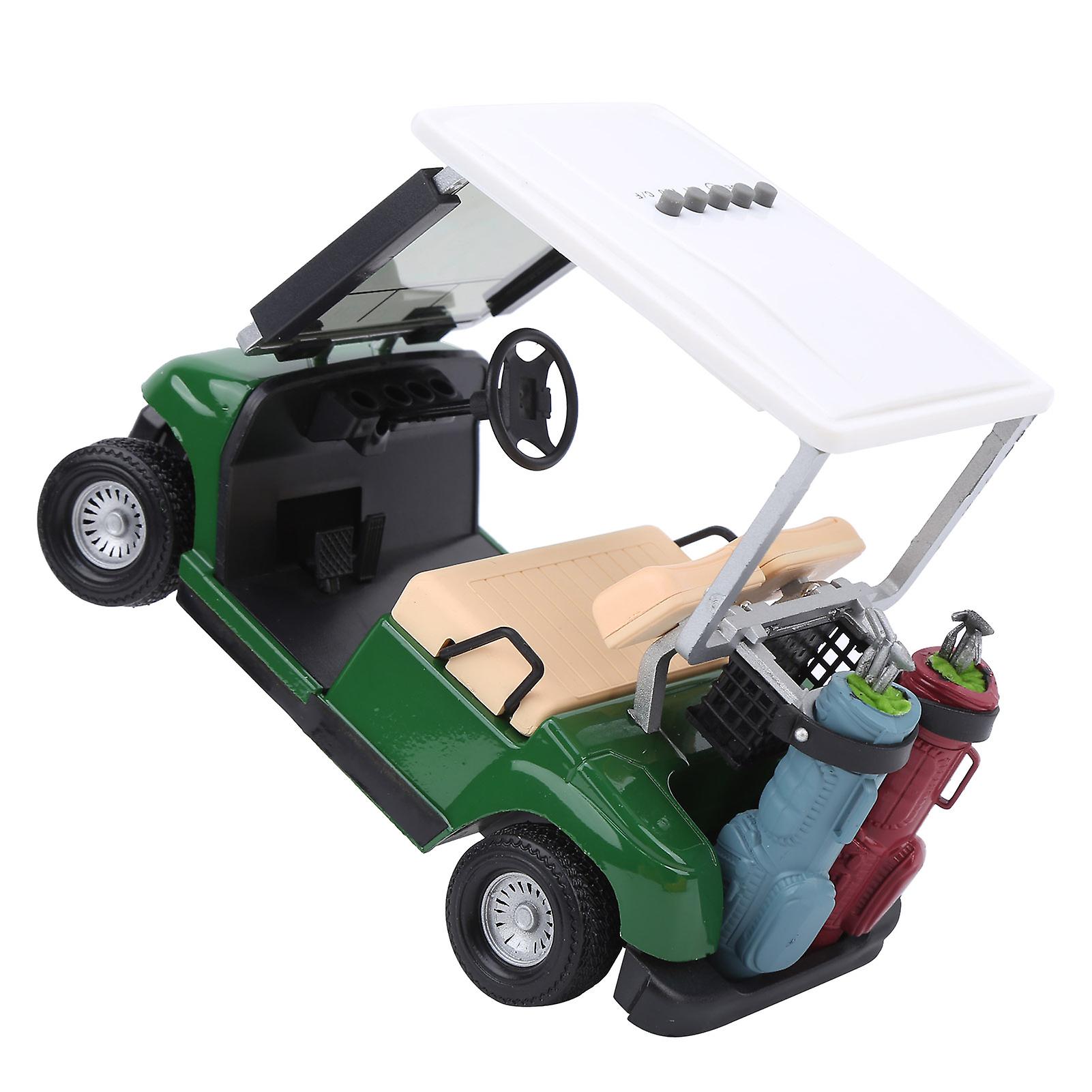 Plastic Golf Perpetual Calendar Club Car Present Gift Miniature Golf Cart Clock Accessory