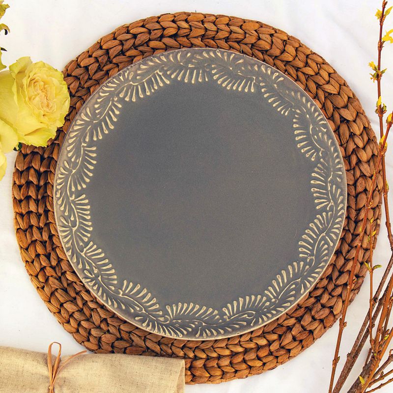 Global Crafts Encantada Handmade Pottery Serving Platter