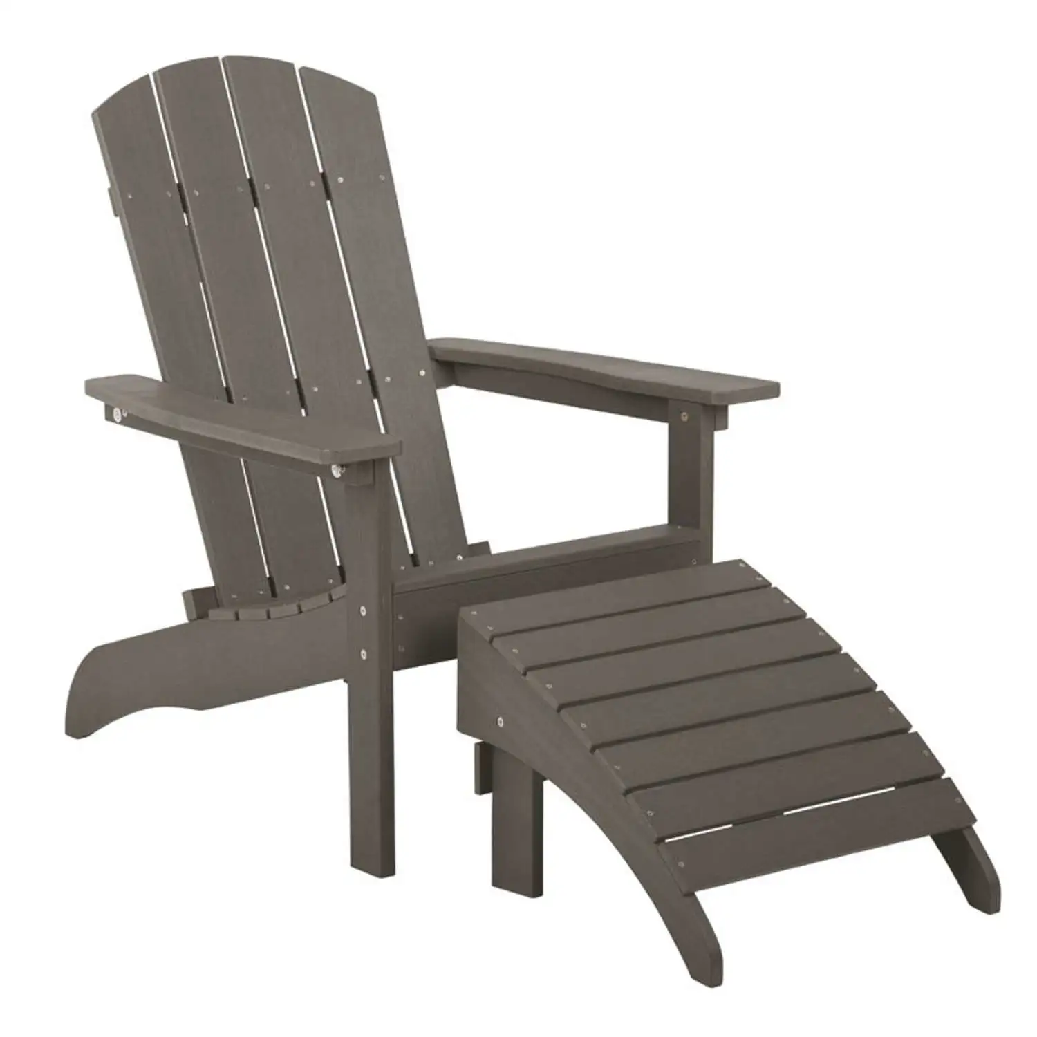 Slate Resin Frame Adirondack Chair