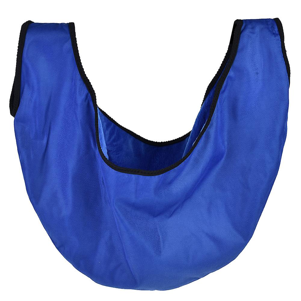 Portable Lightweight Bowling Ball Bag Cleaner Ball Pouch Carrier For Gym Equipment Blue