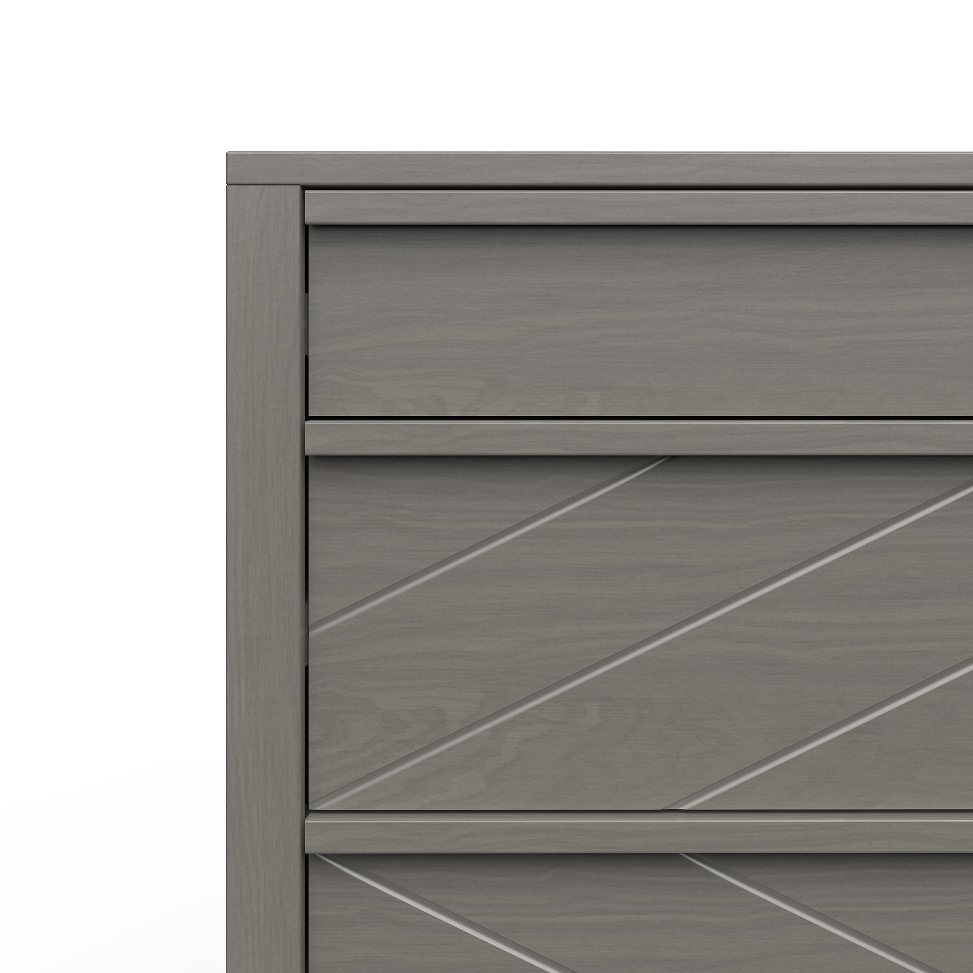 Surrey Hill 3 Drawer Dresser, Lunar Gray