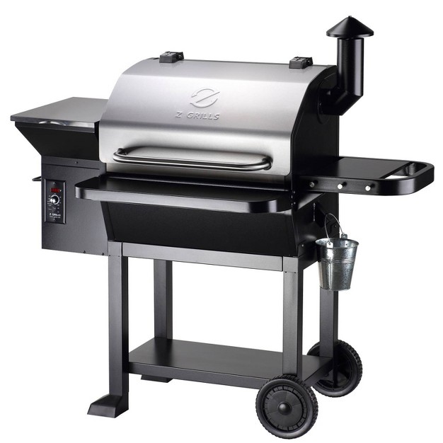 Zpg 10002b2e Wood Pellet Grill Bbq Smoker Digital Control With Cover Silver Z Grills