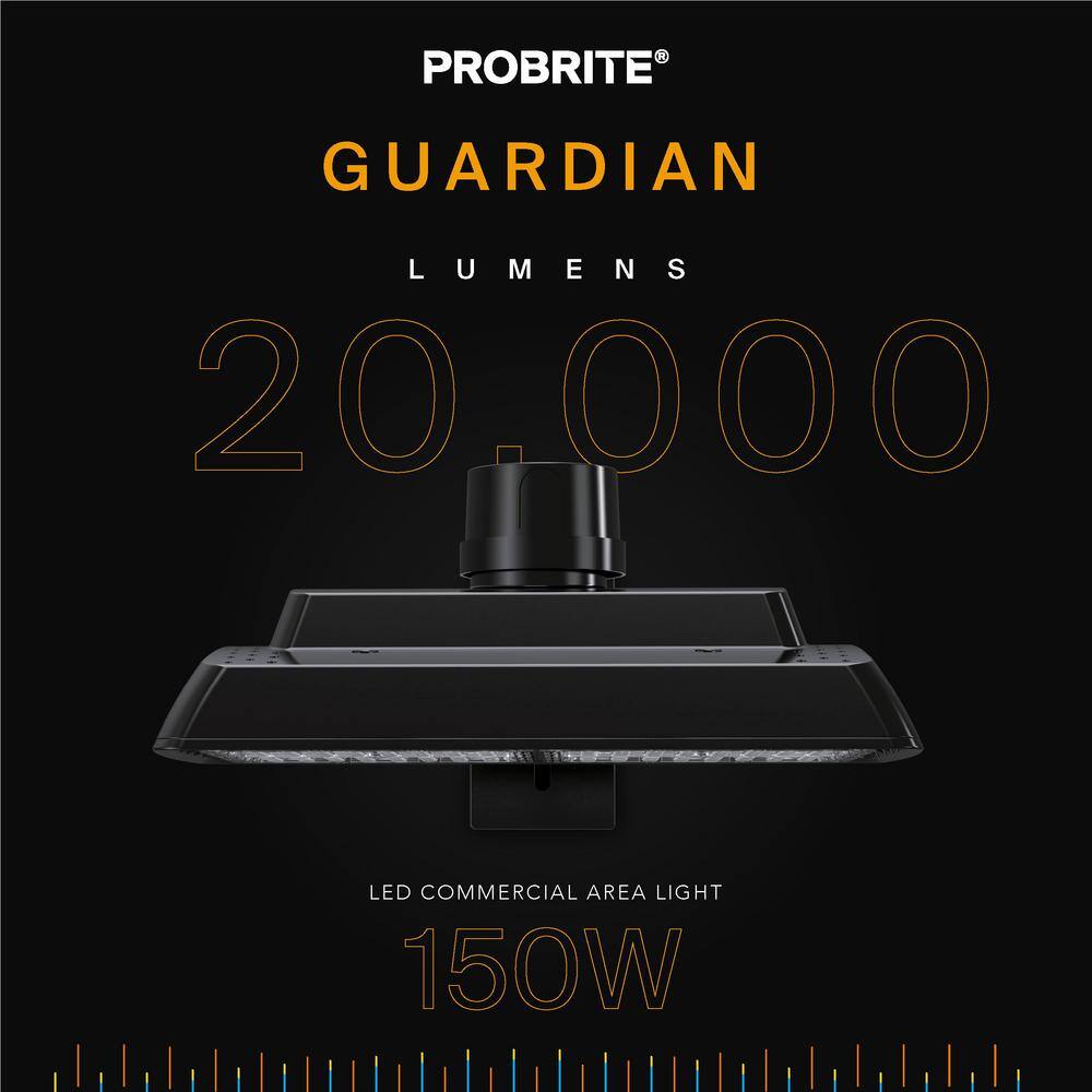 PROBRITE 400W Equivalent Bronze Outdoor Integrated LED Commercial High Output Area Light 21000 Lumens GRD150-PC-4K-BZ