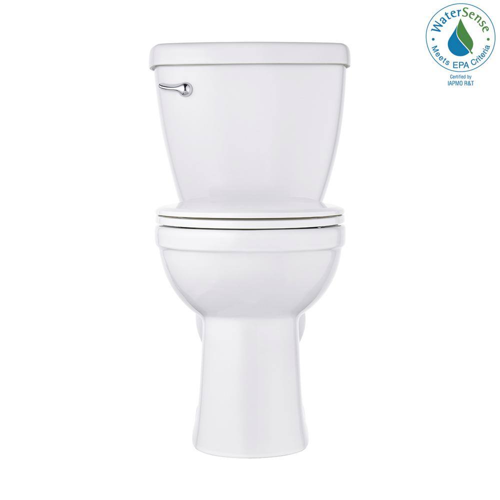 Delta Foundations 2-piece 1.28 GPF Single Flush Round Front Toilet in White Seat Included (6-Pack) SVS6-C41913-WH