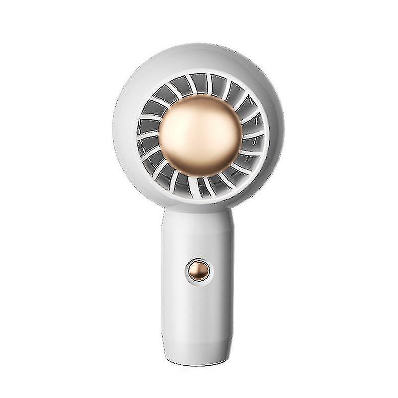 Handheld Fan Stroller Small Fan Desk Fan Mini Fan Multifunctional (1pcs， White)