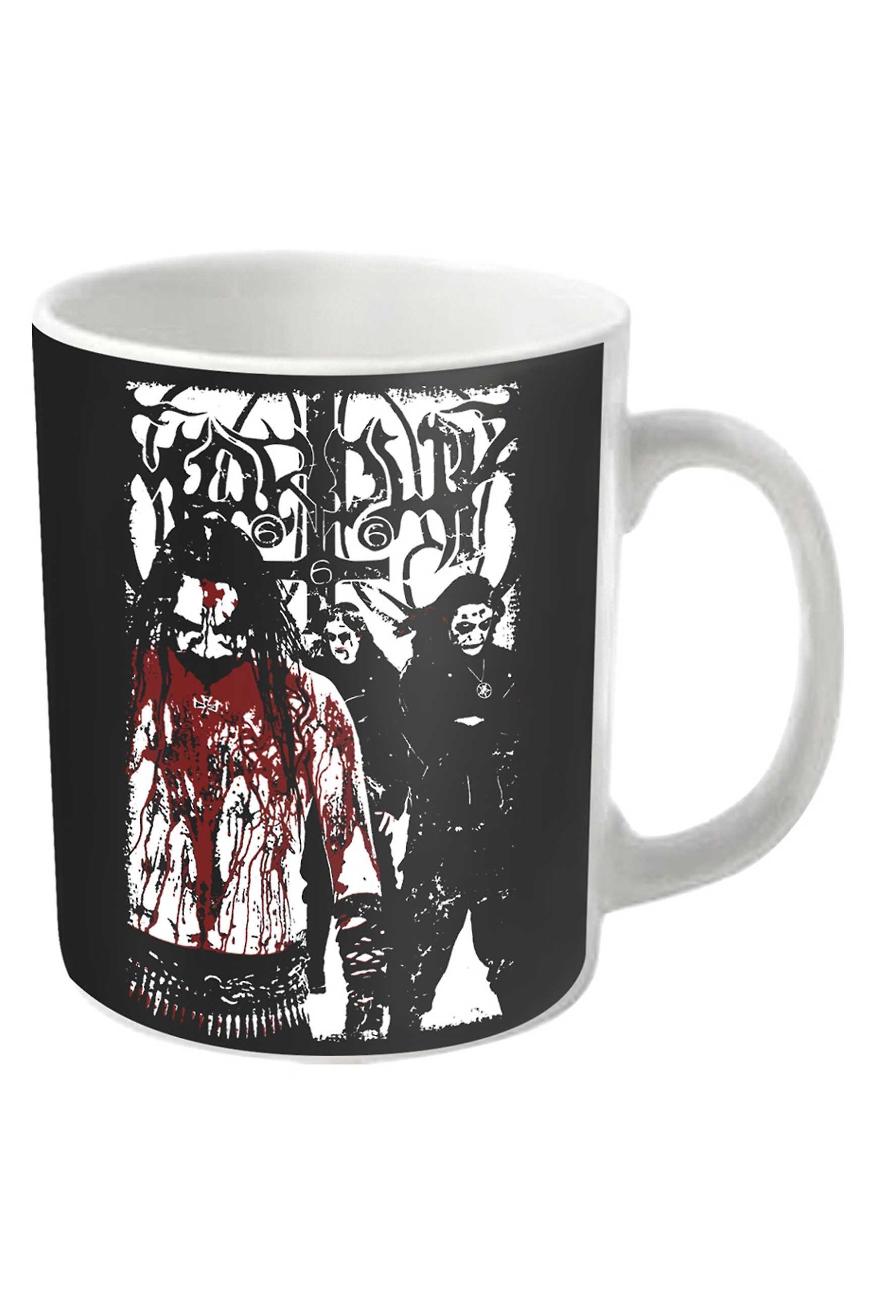 Marduk Mug Rom 5:12 Band Logo new Official White Boxed