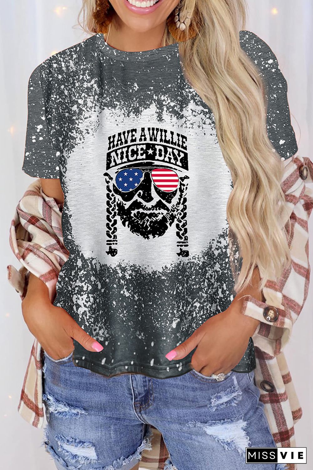 Country Music Bleached Graphic Tee