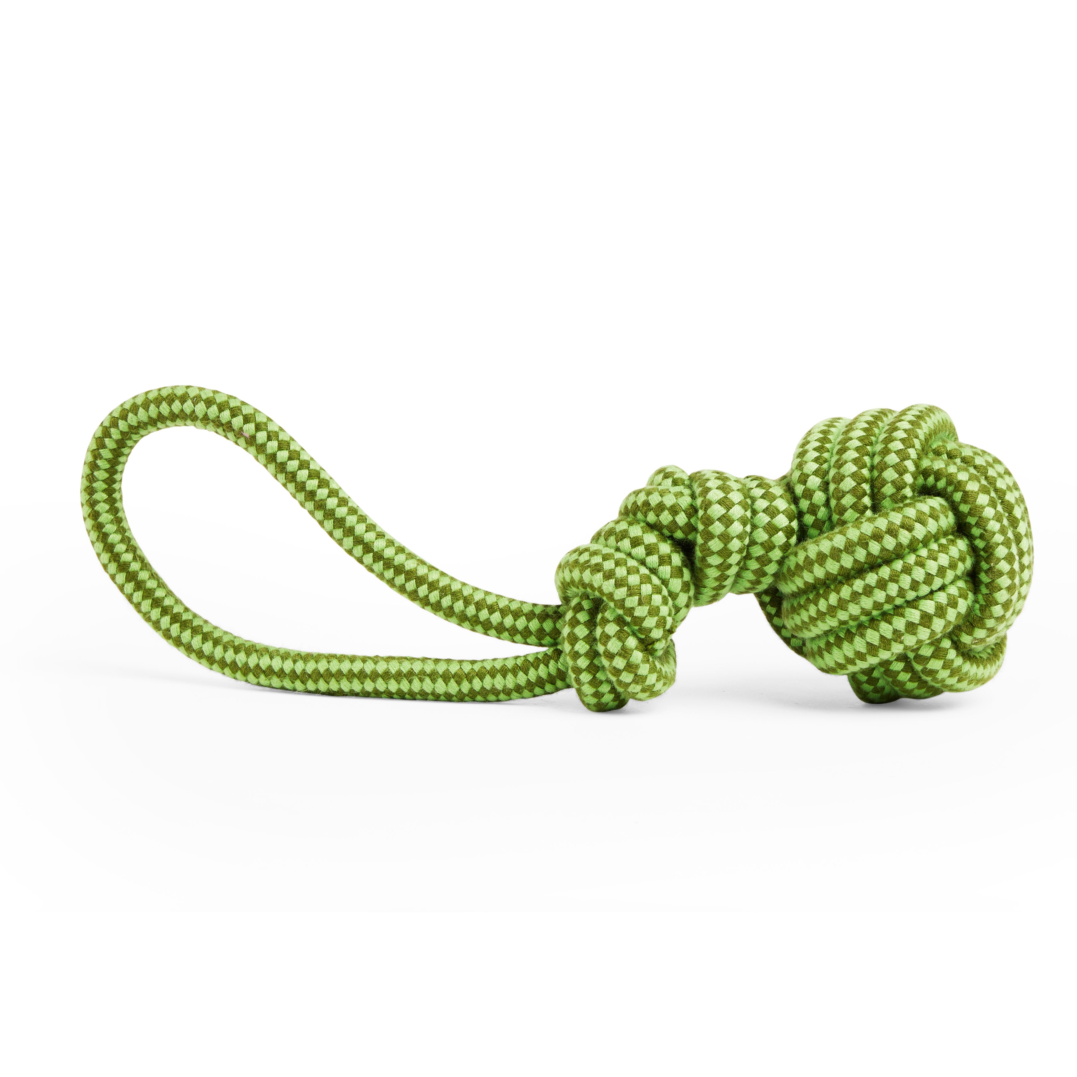 Leaps  Bounds Monkey Fist Handle Rope Dog Toy， Medium