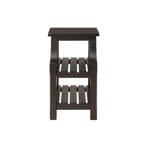 Barn Door Wood Chairside Table by Martin Svensson Home