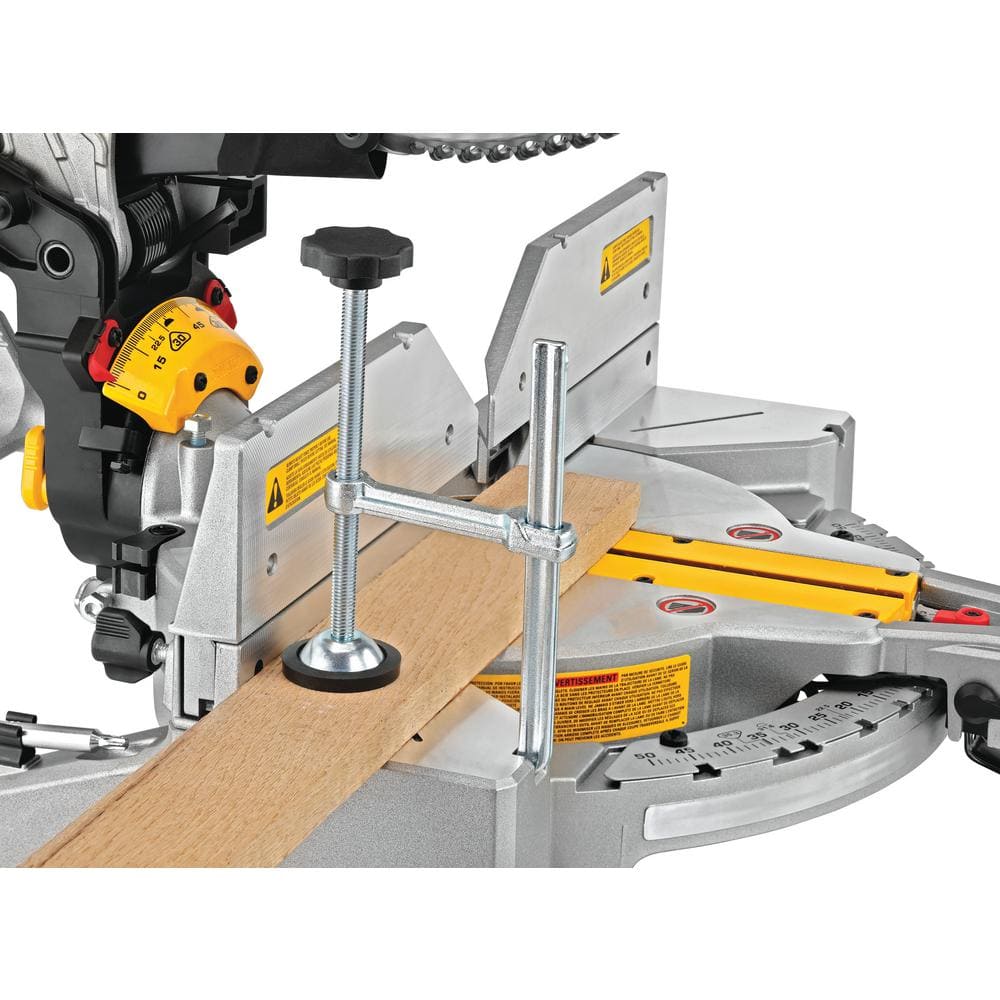 DEWALT 15 Amp Corded 12 in. Compound Double Bevel Miter Saw DWS716