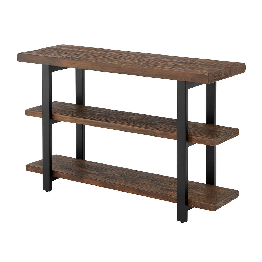 Carbon Loft Lawrence Rustic Media Console