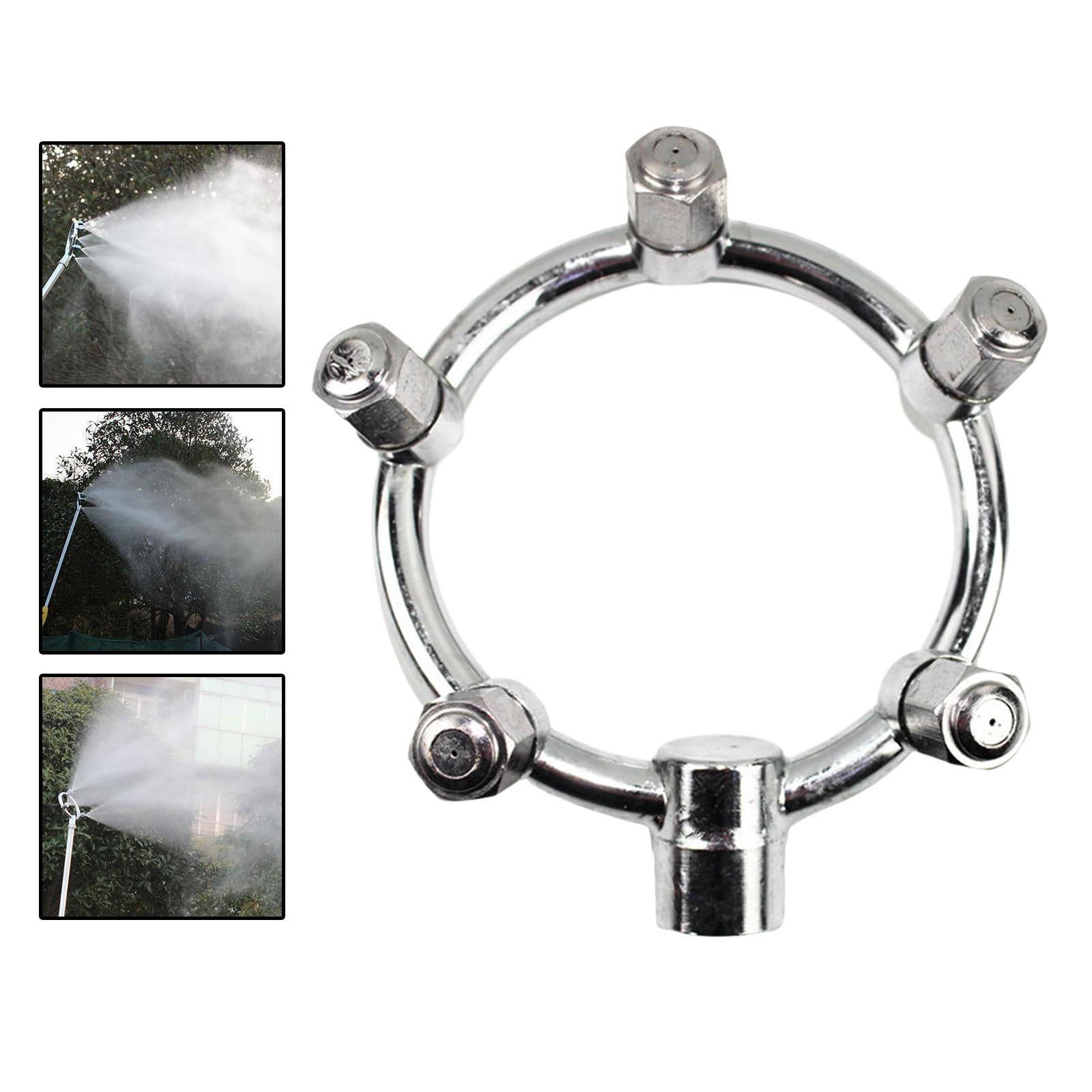 Misting Cooling System Agricultural Mister Head for Patio Greenhouse Misting Watering Distribution System Dust Removal