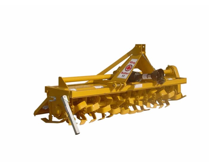 King Kutter 7 Gear Driven Tiller， Yellow - TG 84 YK