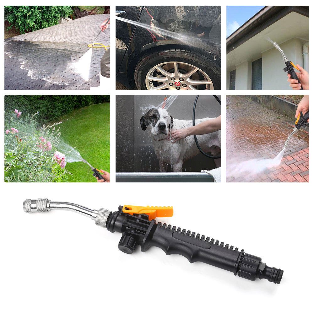 2-in-1 High Pressure Washer 2.0 Jet Nozzle Fan Nozzle Safely High Impact Washing Wand Water Spray Washer for Home Application Wood Brick Concrete Glass Cleaning