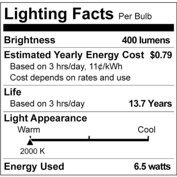 Philips 60-Watt Equivalent A19 Spiral Filament E26 Base LED Vintage Edison LED Light Bulb 2000K Amber (1-Pack) 565796